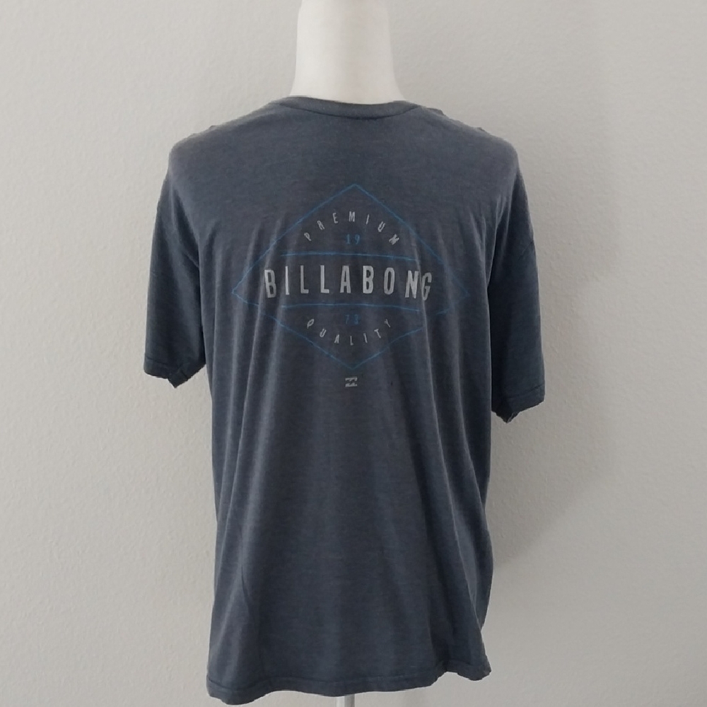Billabong Men's Gray T-Shirt Size Large